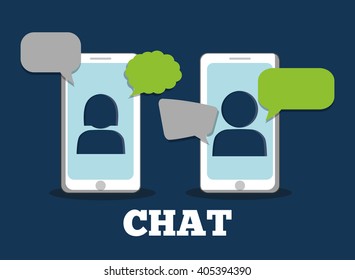 Graphic of chat design, vector illustration