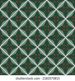 Graphic Christmas Seamless Scandinavian pattern