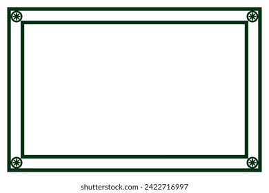 Graphic color border, frame, shape