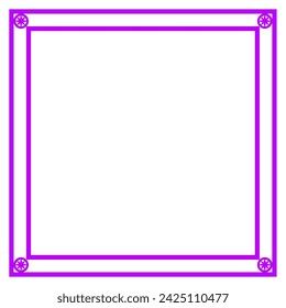 Graphic color border, frame, shape