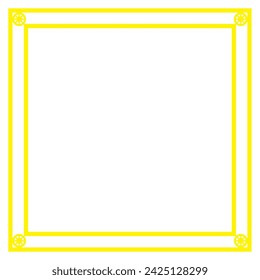 Graphic color border, frame, shape