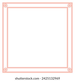 Graphic color border, frame, shape