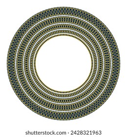 Graphic color border, frame, shape