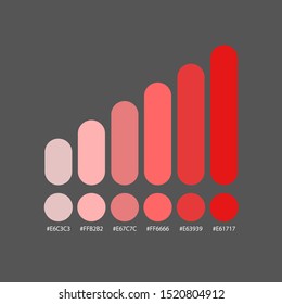 Graphic color on a gray background