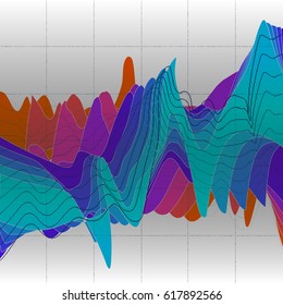 Graphic from colorfull lines.