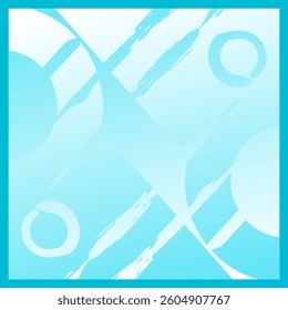 A graphic composition with curved lines, circles, and soft gradient effects. The futuristic look with a blue tone makes it suitable for technology or modern business designs.