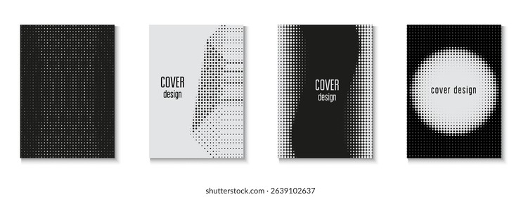 Graphic Cover Set. Music White And Black  Flyer. Black Wave Texture. Color Art With Memphis Elements. Dynamic Elements In 2d Presentation. Brand Poster. White Graphic Cover