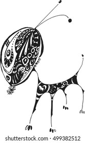 Graphic dachshund