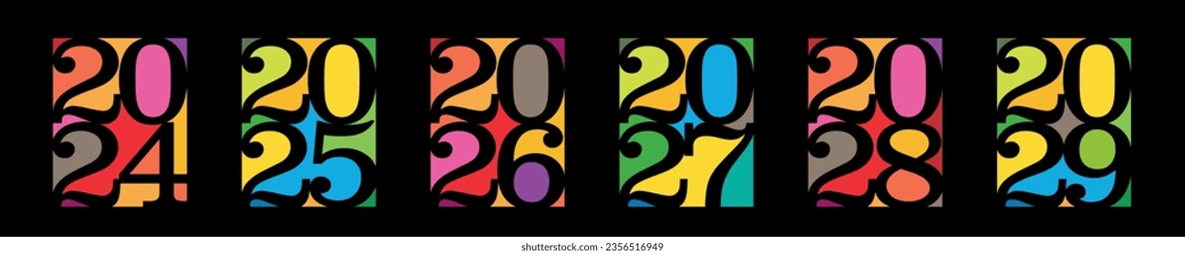 Graphic date from 2024 to 2029
