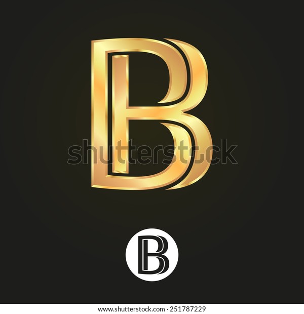 Graphic Decorative Design Alphabet Letter B Stock Vector (Royalty Free ...