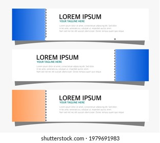 graphic design of abstract banner