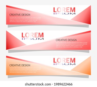 graphic design of abstract banner