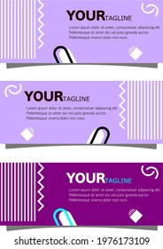 The graphic design of the abstract banner is great for sales ads