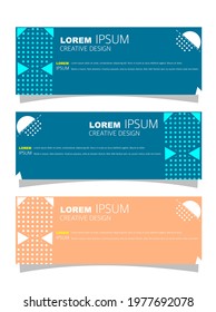 The graphic design of the abstract banner is great for sales ads