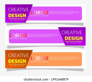 graphic design of abstract business banner