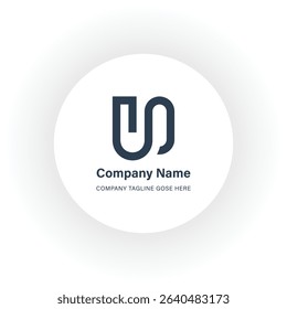 graphic design abstract UN icon logo