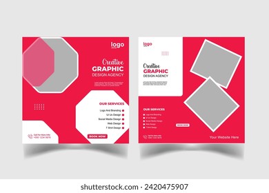 graphic design agency social media post design