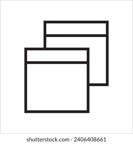 graphic design application toolbar vector