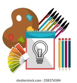 Graphic design art and profession theme, vector illustration eps 10