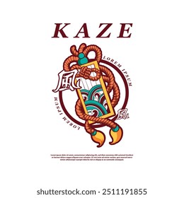 Graphic Design Artwork Japanese Style
Translate : Wind