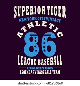 graphic design ATHLETIC for shirt and print