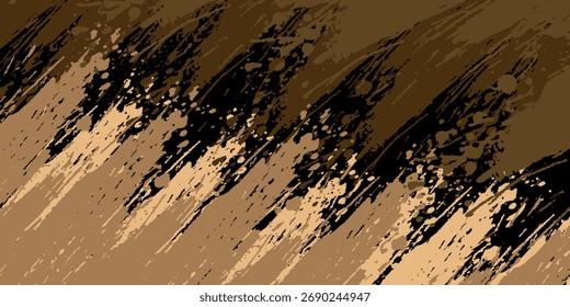 Grafischer Hintergrund aus glitzerndem Grunge-Schlamm oder Sand in goldenen Beigetönen. 10 EPS