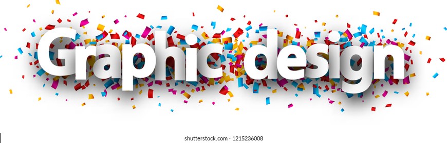 White Congratulations Banner Colorful Paper Serpentine Stock Vector ...