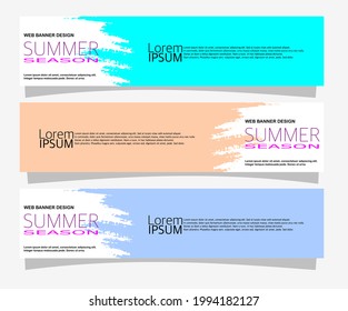 graphic design of banner template