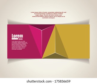 diseño gráfico. banner de texto