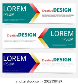 graphic design of banners for advertising
