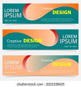 graphic design of banners for advertising