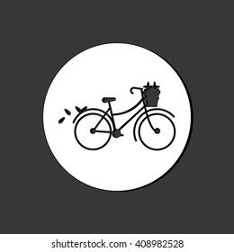Graphic design of Bike lifestyle , editable vector