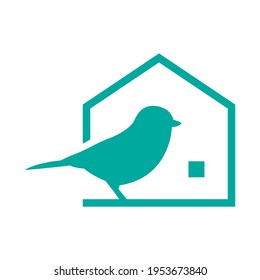 Ave de diseño gráfico en casa