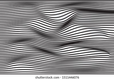 Graphic design. Black lines in the background.