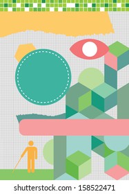 graphic design for book cover or content page