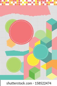 graphic design for book cover or content page