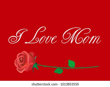 Graphic design of cards for mom - Mother's Day, March 8, birthday. Love and care.