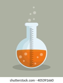 Graphic design of Chemical Laboratory , vector illustration