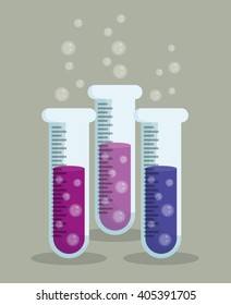 Graphic design of Chemical Laboratory , vector illustration