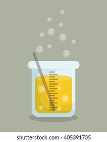 Graphic design of Chemical Laboratory , vector illustration