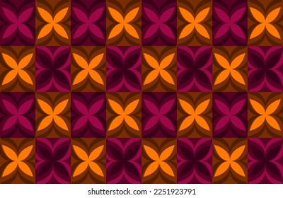 Graphic design of colorful flash floral pattern background.  vector illustration