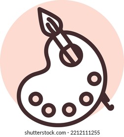 Graphic design colors, illustration, vector on white background.
