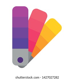 Graphic design colors palette tool symbol illustration editable image