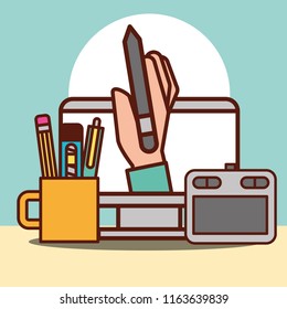 graphic design concept