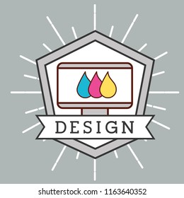 Graphic Design Concept Stock Vector (Royalty Free) 1163640352