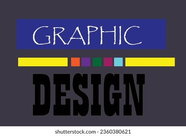 Concepto de diseño gráfico en tipografía moderna. Cotización gráfica en estilo geométrico. Concepto de diseño gráfico para banner