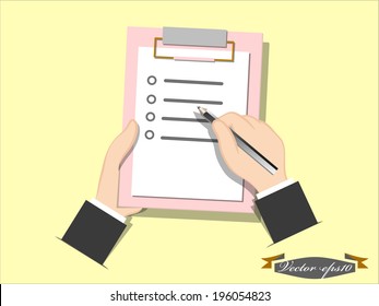 graphic design concept vector of check sheet
