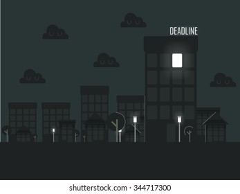 graphic design of deadline