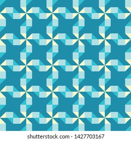 Graphic Design Decoration Abstract blue and yellow Pattern Vector Background