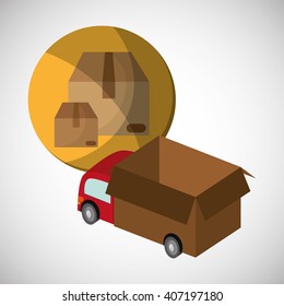 Graphic design of delivery , editable vecctor